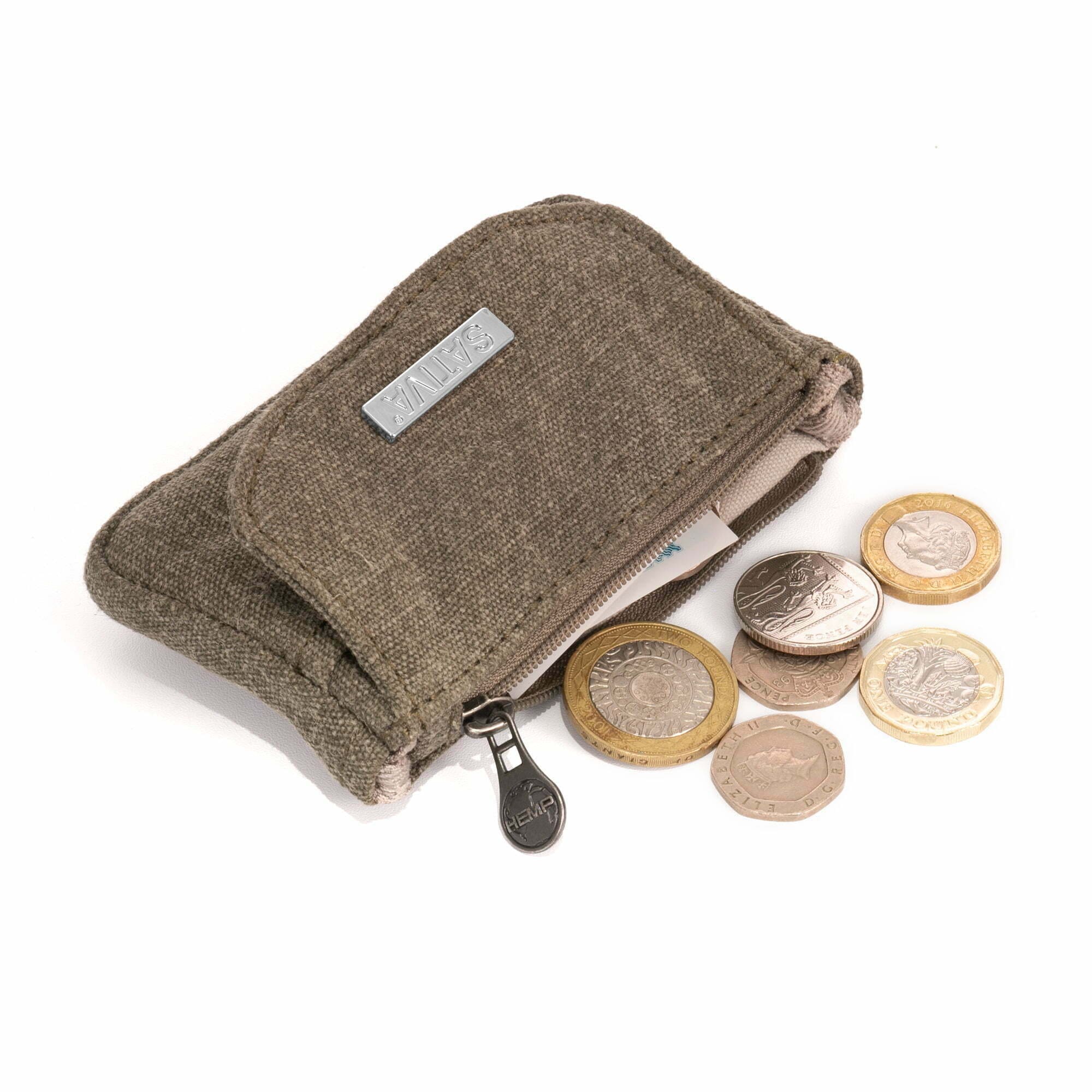 Small Coin Wallet Hemp Organic Cotton