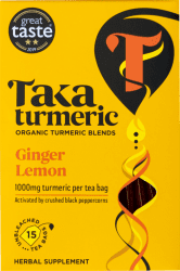 Taka Turmeric Turmeric Golden Ginger Lemon Tea Bags lemon ginger tea bags
