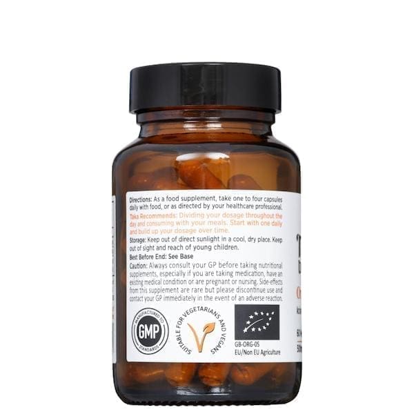 Taka Turmeric Capsules de Curcuma Avec Extrait de Poivre Noir BIO 60 Pcs – Image 3