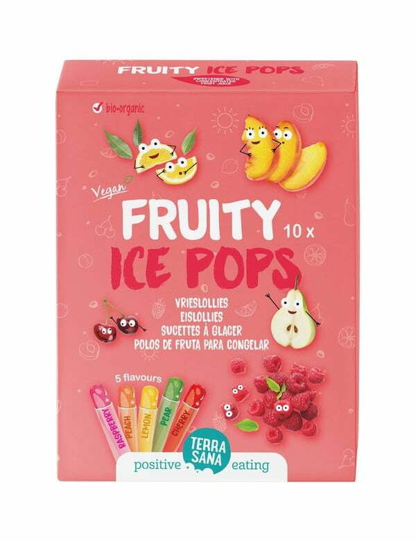 TerraSana BIO Ice Pops Sucettes glacées fruitées 10x 40ml