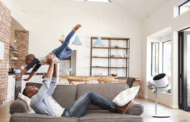 Ventilateur de sol Boneco F220 CC Ventilateur purificateur d'air salon