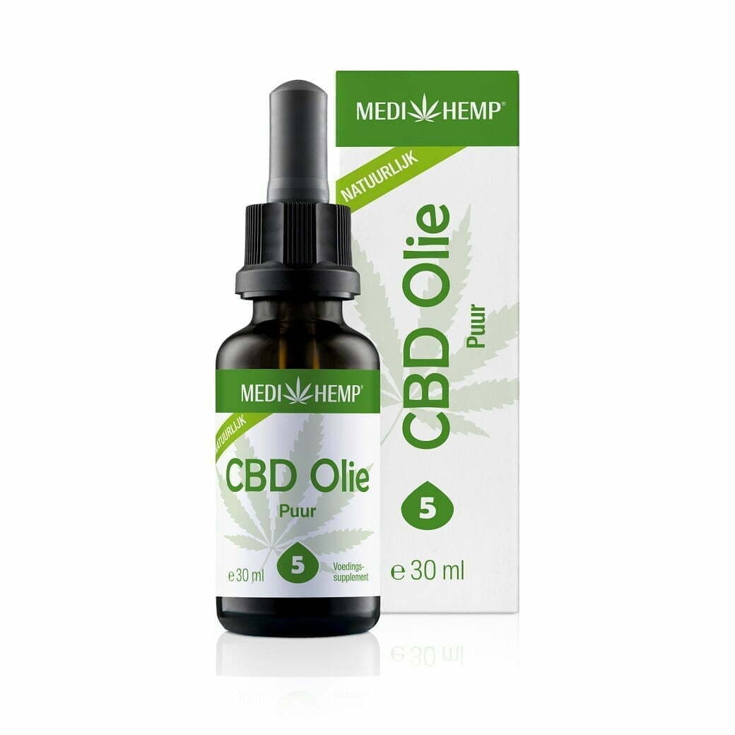 MediHemp CBD Olie Puur 5% CBD 30ml - Afbeelding 2