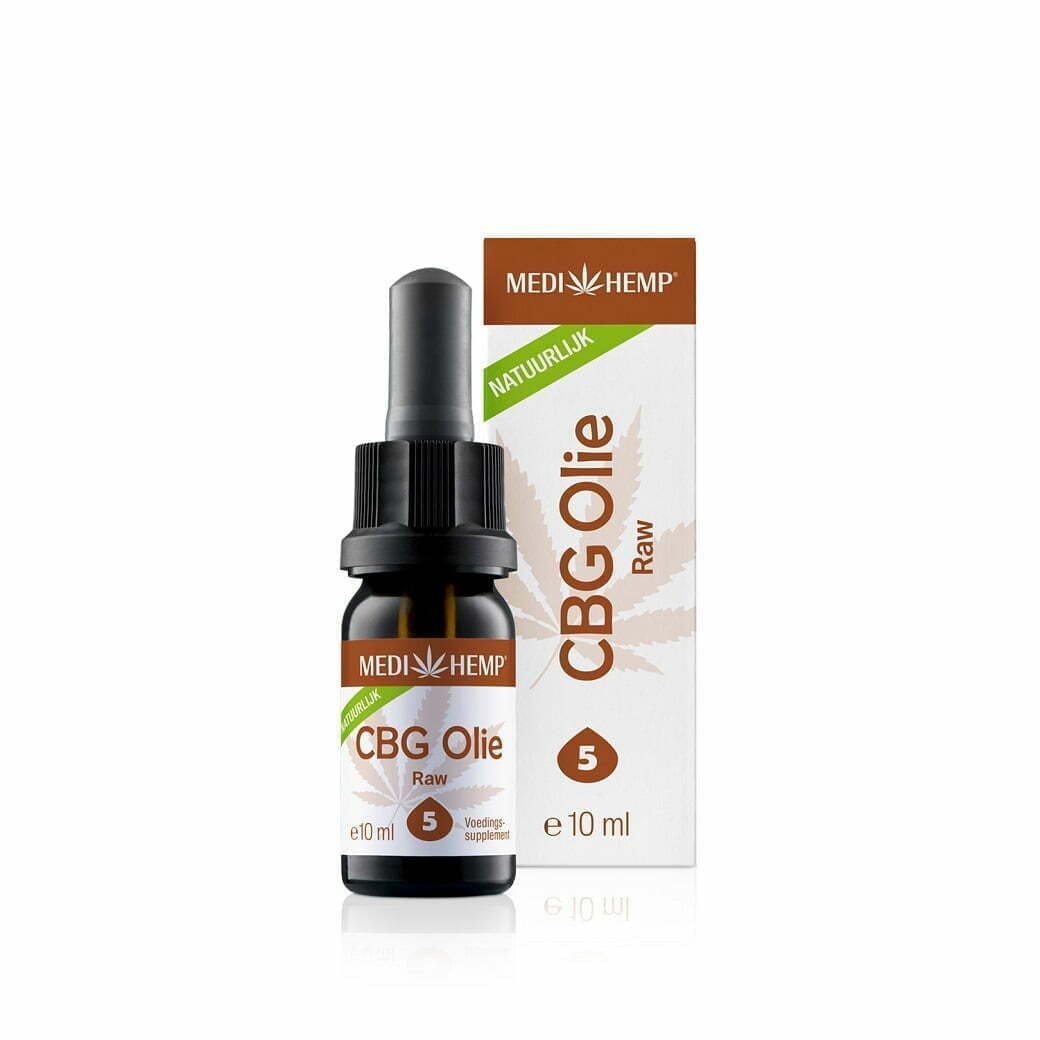 MediHemp CBG Oil Raw 5% CBG 10ml - Image 2