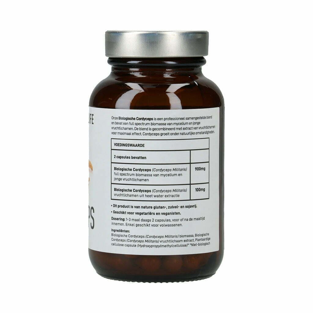 cordyceps organic mushroom capsules 30gr 60caps mushrooms4life