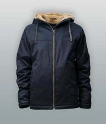 Freshemp veste bleue homme veste d'hiver bleue homme