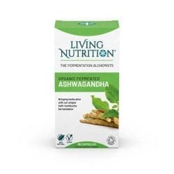 fermented ashwagandha bio living nutrition 60 capsules