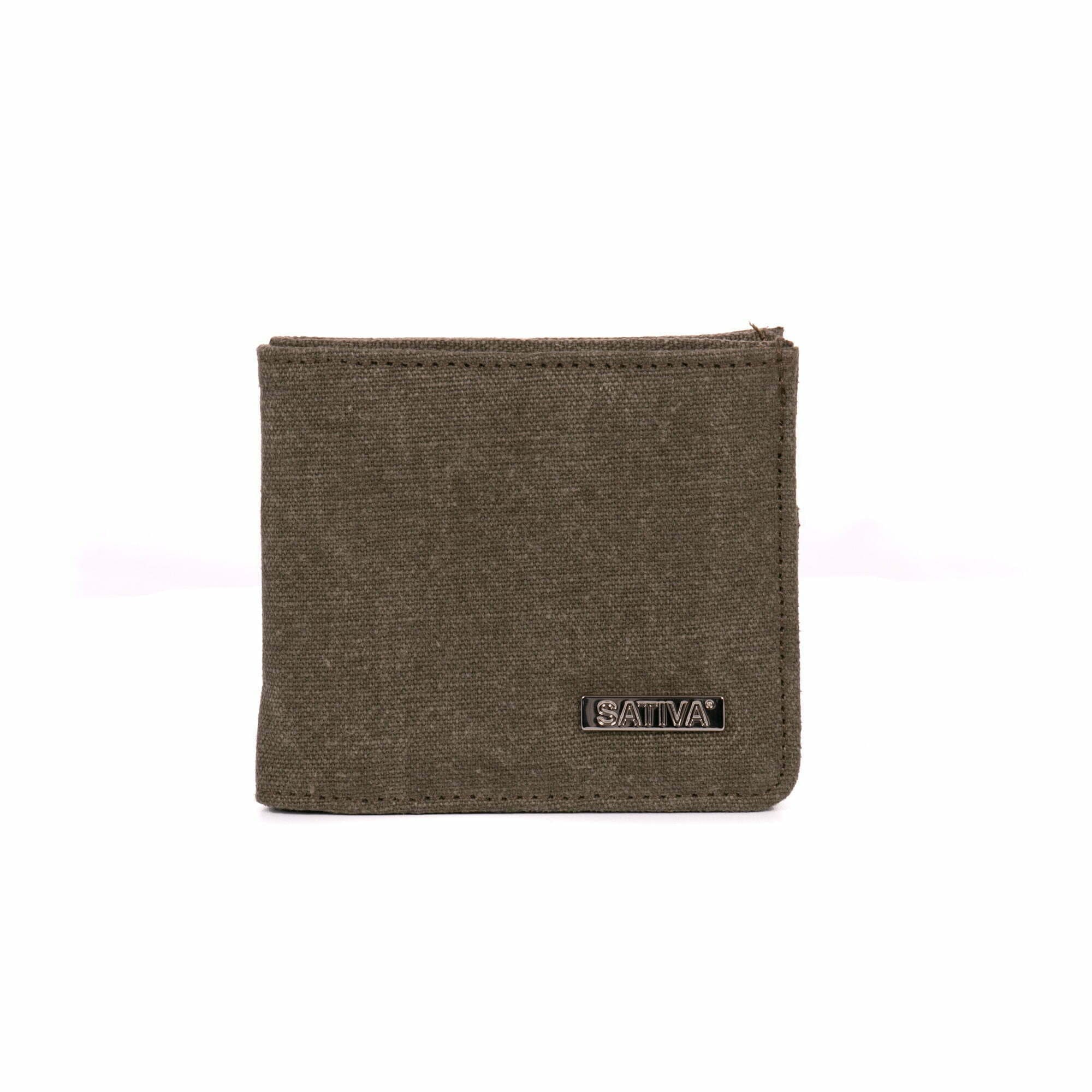 hemp wallet s Khaki