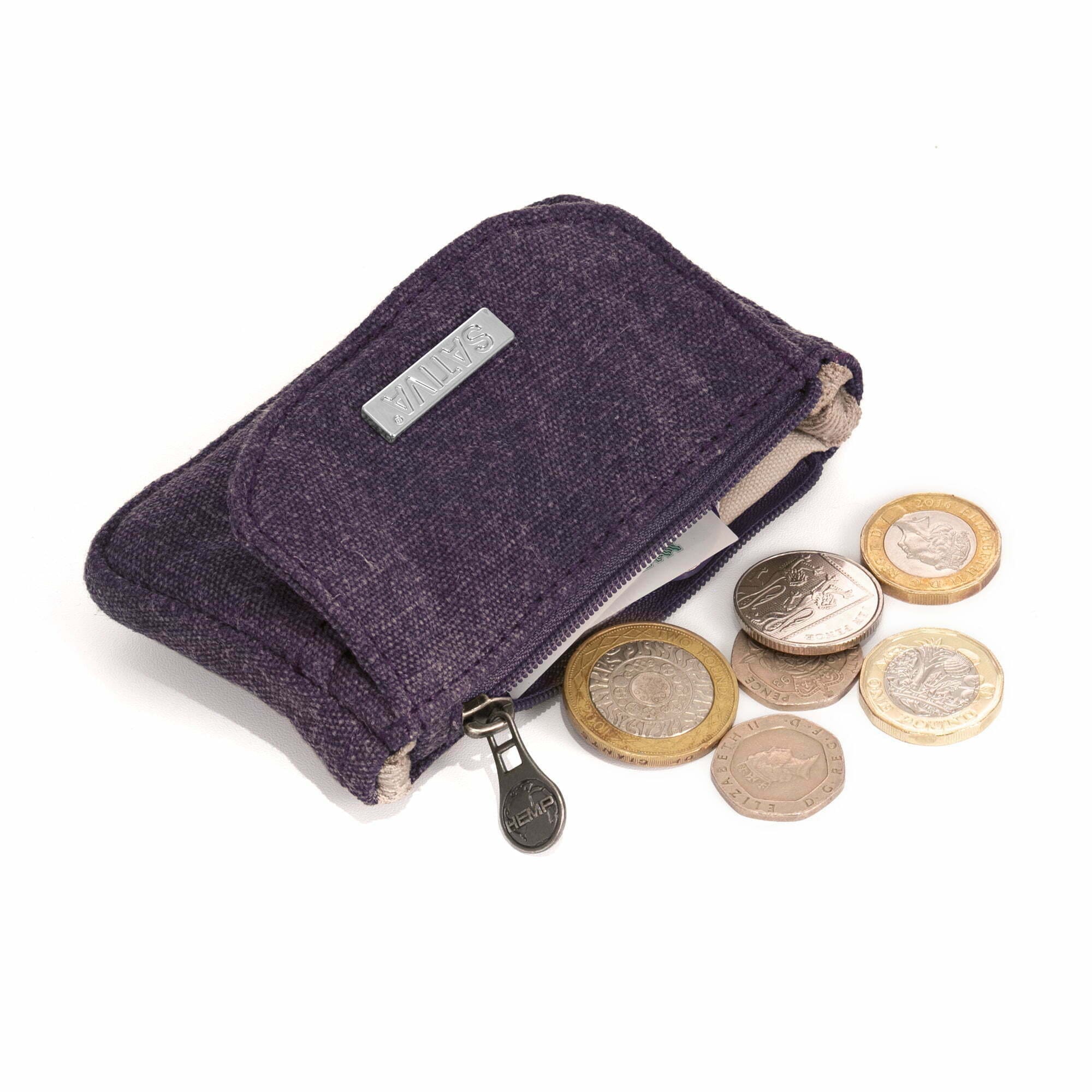 mini coin purse purple