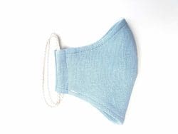 mouth cap light blue