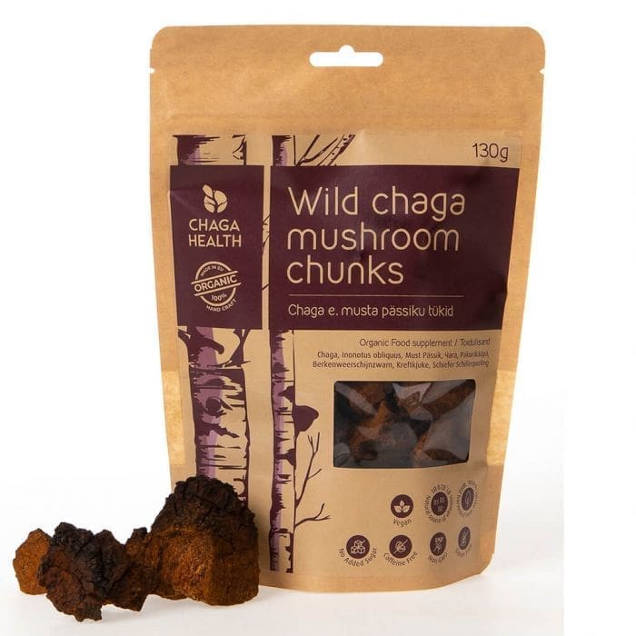 Wild Chaga Mushroom Pieces Organic