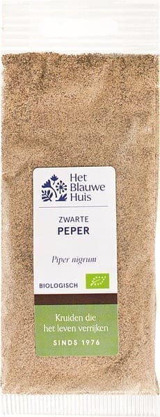 Black Ground Pepper Organic The Blue House 30 grams