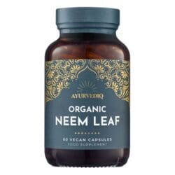 Ayurvediq Neem Capsules 600mg van Azadirachta Indica bladeren Bio 60 stuks